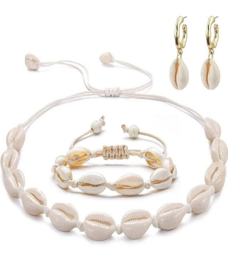 Natural sea shell - natural, choker