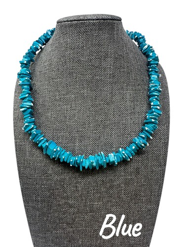 Puka shell necklace - necklace, 18"