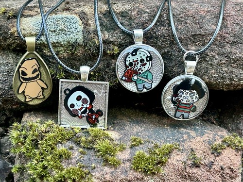 Handmade resin pendant - resin,